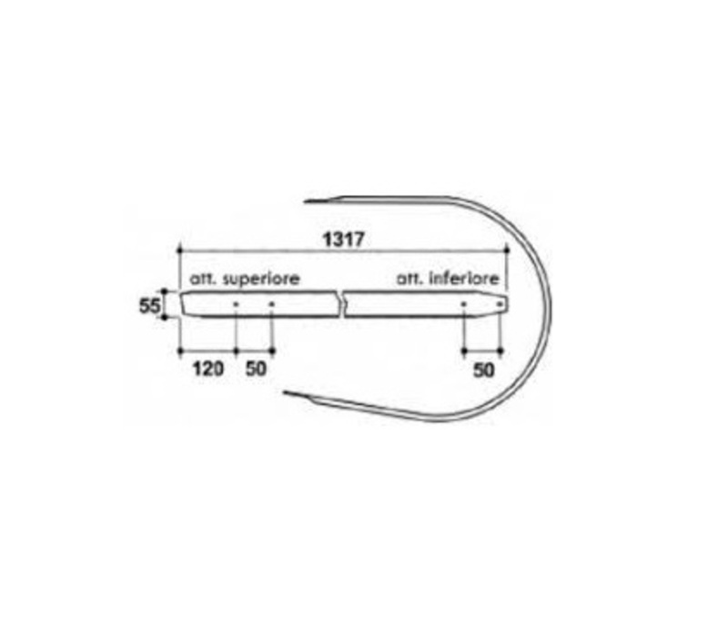 NARROW COLLECTOR BAND TYPE AGRIFULL - SAIMM - L'AGRICOLA RICAMBI - 59341