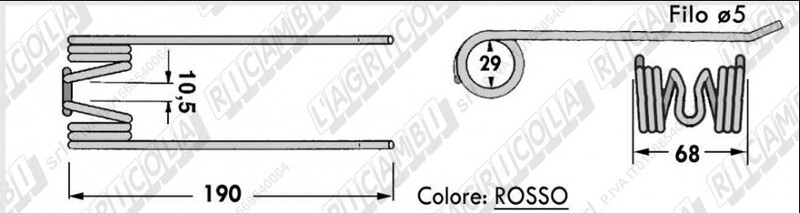 COLLECTOR TOOTH TYPE FERABOLI 1800002 - L'AGRICOLA RICAMBI - 59523 - Image 2