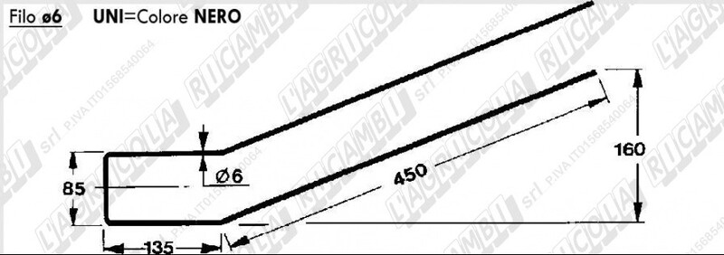 DENTE DOPPIO RASTRELLO GIRO ANDANATORI VARI - L'AGRICOLA RICAMBI - 67332 - immagine 2