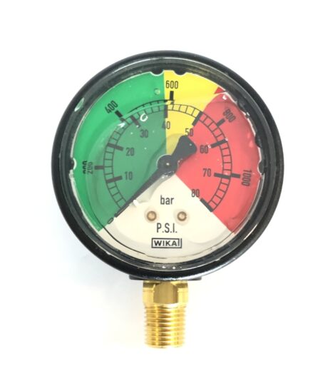 MANOMETRO 80 BAR DIAMETRO 63 mm. ATTACCO 1/4" - ANNOVI & REVERBERI - 550545