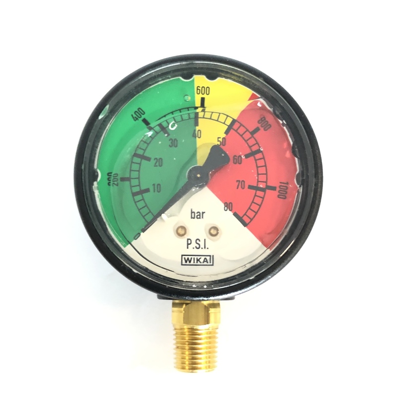 MANOMETRO 80 BAR DIAMETRO 63 mm. ATTACCO 1/4" - ANNOVI & REVERBERI - 550545