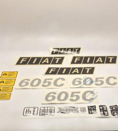 FIAT 605C DECAL SERIES - AFTERMARKET - C605C