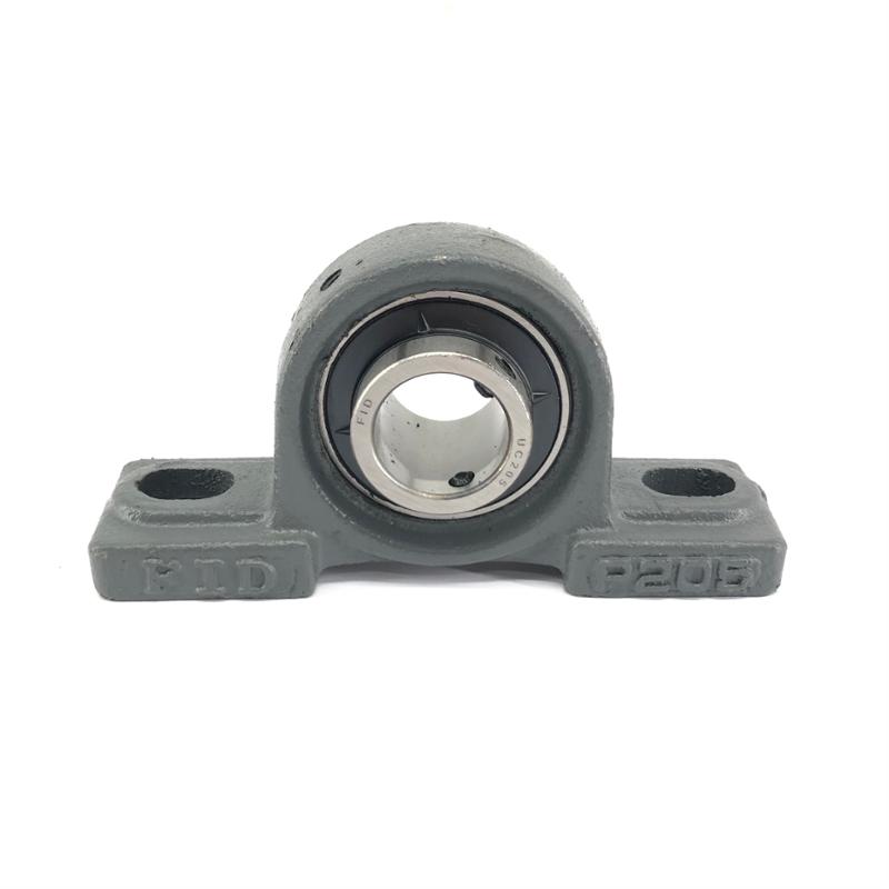 SUPPORTO UCP 205 DRITTO 2 FORI CON CUSCINETTO DIAMETRO 25 mm. - AFTERMARKET - UCP205