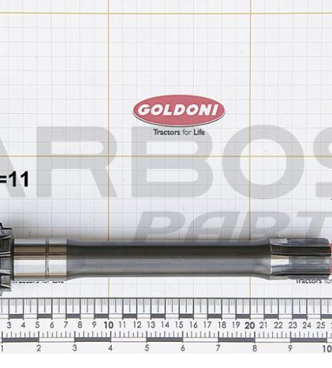 CUTTER PINION 11 TEETH LENGTH 250 mm. - GOLDONI - 00000414