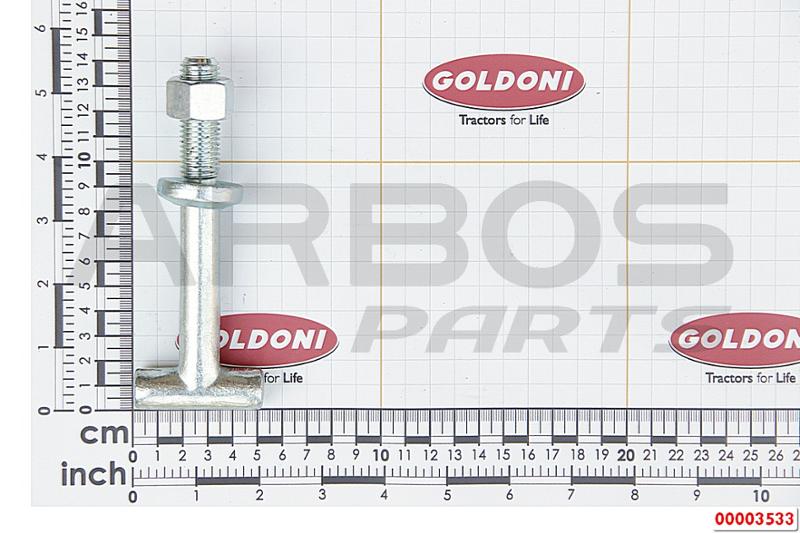 STRAIGHT TIE ROD CUTTER ATTACHMENT 140 mm LENGTH. - GOLDONI - 00003533