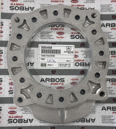 FLANGIA ATTACCO MOTORE IN ALLUMINIO - GOLDONI - 00004908