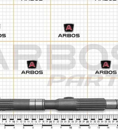 ALBERO PRESA DI FORZA INFERIORE LATO ANTERIORE - GOLDONI - 00006507