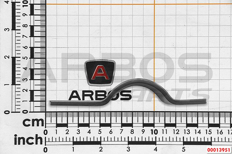 HALF BRACKET FOR REAR VIEW MIRROR 02040253 - GOLDONI - 00013951