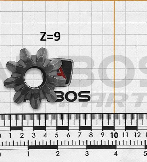 INGRANAGGIO SATELLITE DIFFERENZIALE A 9 DENTI - SOSTITUITO - GOLDONI - 00015529