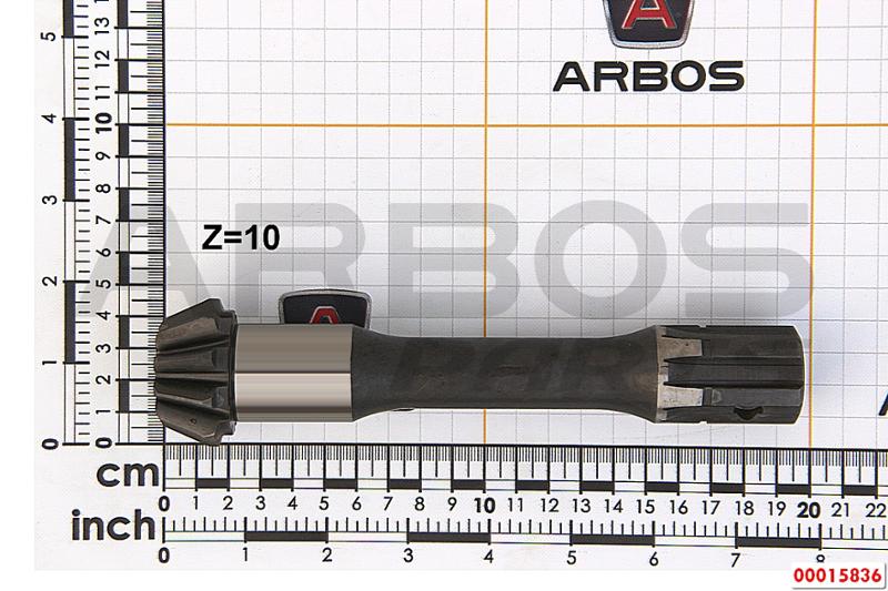 PINION CUTTER 22M LENGTH 193 mm. 10 TEETH - GOLDONI - 00015836