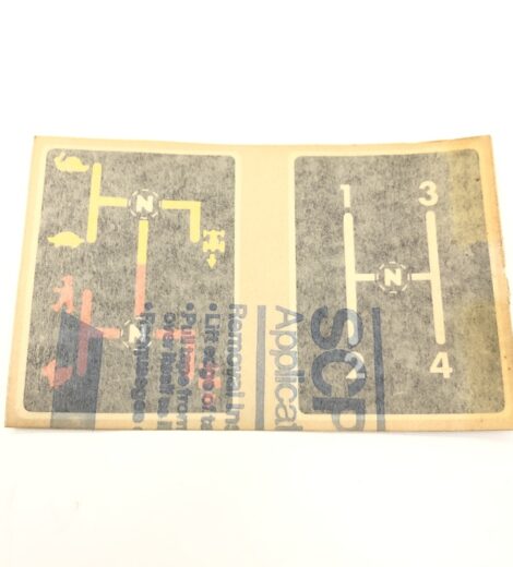 DECAL GEAR DIAGRAM - GOLDONI - 00016381