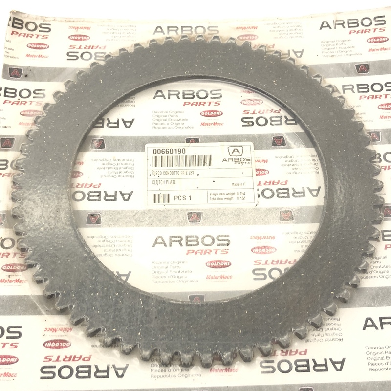 DISCO FERODO FRIZIONE STERZO A 63 DENTI ITMA - GOLDONI - 00660190