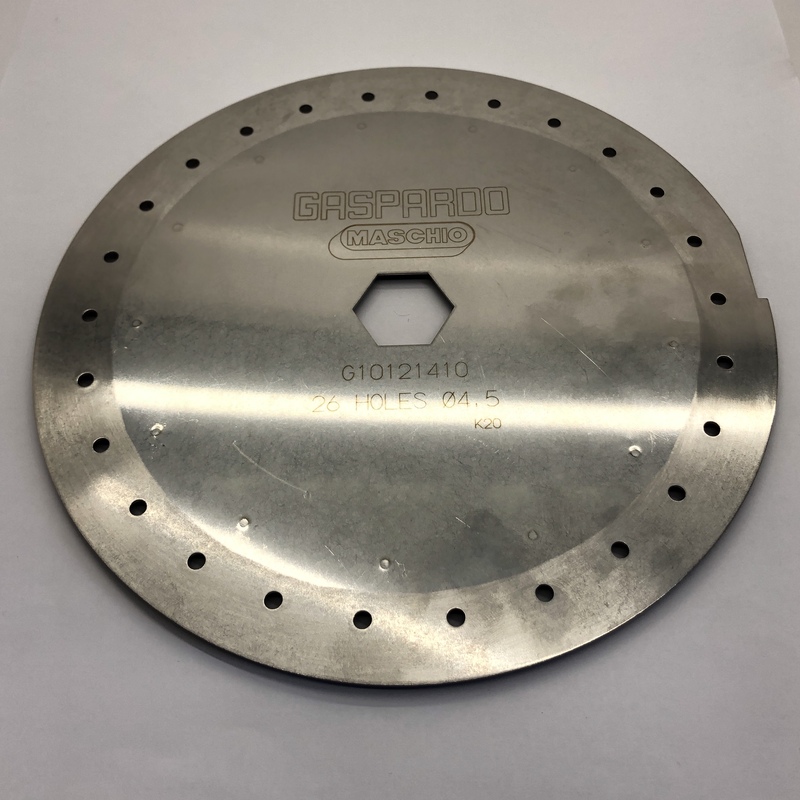 DISC WITH 26 HOLES DIAMETER 4.5 mm. SP-MT SEEDER FOR CORN - GASPARDO - G10121410R