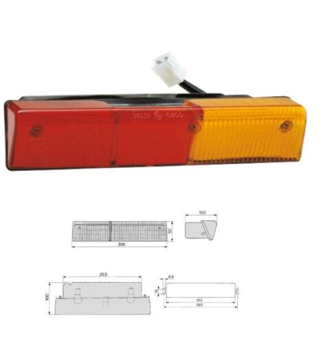 RIGHT REAR LIGHT - LANDINI - 1425886M92