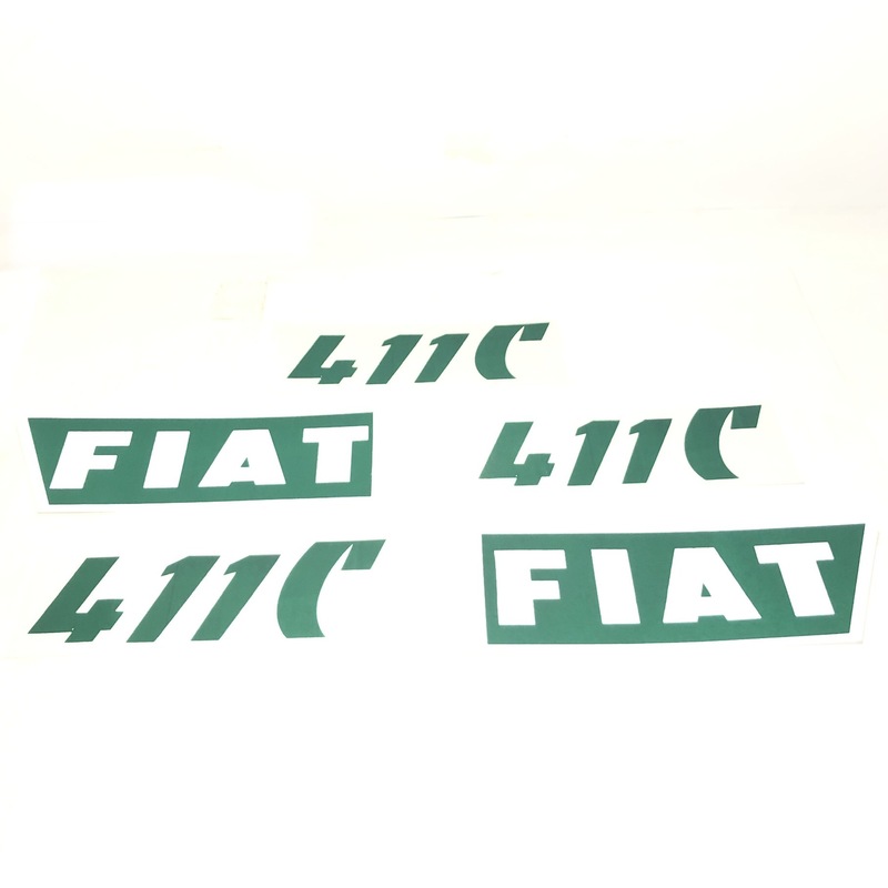 SERIE DECALCOMANIE FIAT 411 CINGOLATO - AFTERMARKET - DEC411C