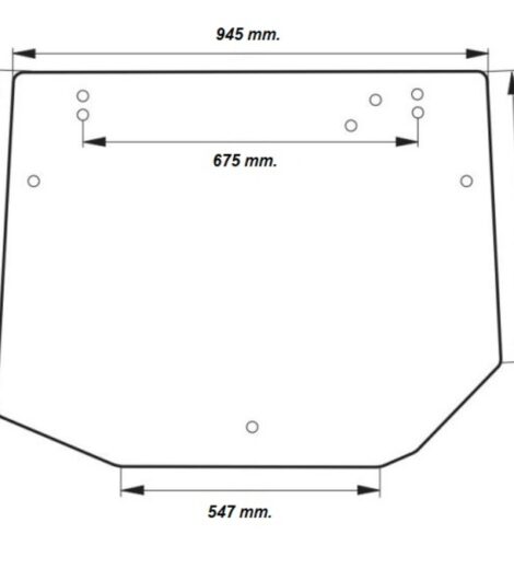 VETRO POSTERIORE - LANDINI - 6507027M1