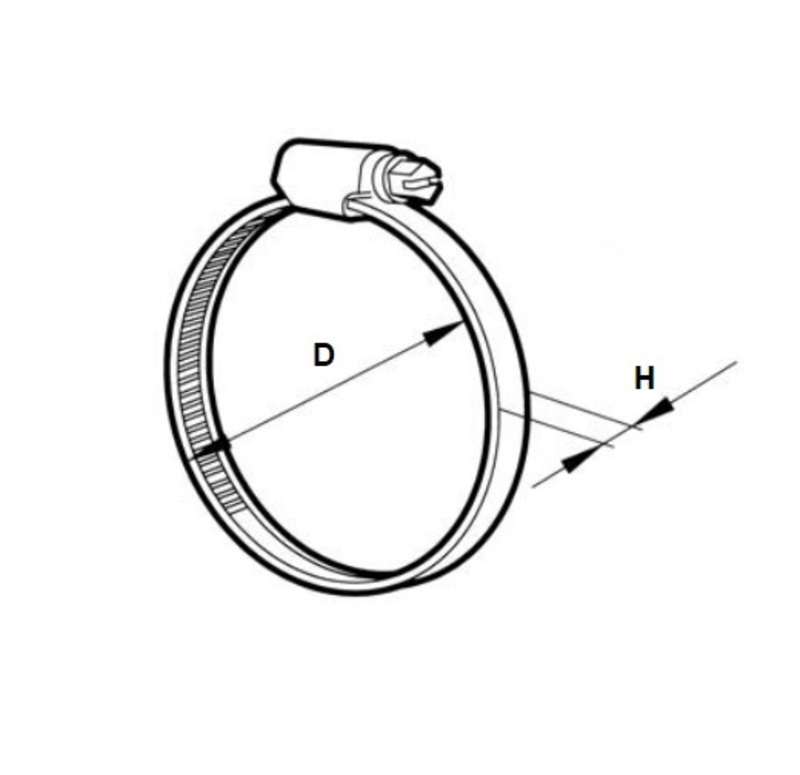 FASCETTA STRINGITUBO IN ACCIAIO D.16-25 H=9 - CERMAG - 25277