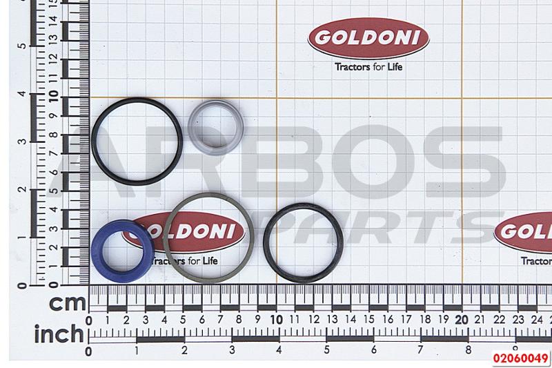 SERIES GASKETS CYLINDER POWER STEERING OGNIBENE - GOLDONI - 02060049