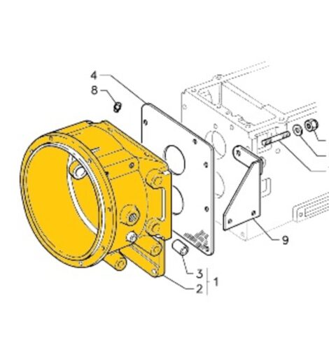 CAMPANA FRIZIONE LATO CAMBIO - GOLDONI - 00018394