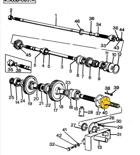 ALBERO PRESA DI FORZA - LANDINI - 1427342M1