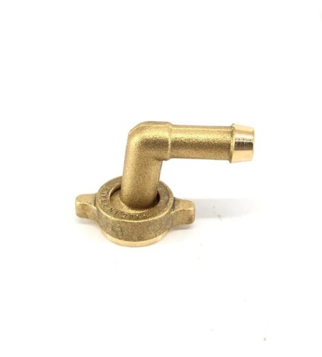CURVED HOSE FITTING DIAMETER 10 mm. 1/2" GAS THREAD - CERMAG - 25101