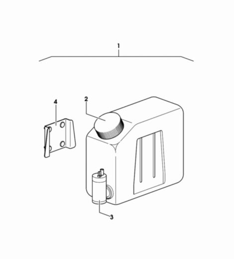 WIPER FLUID RESERVOIR - AFTERMARKET - 0.9234.558.4/10