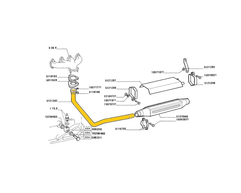 PROLUNGA SILENZIATORE PER SCARICO SOTTOCARRO SERIE 66 - AFTERMARKET - 5121282