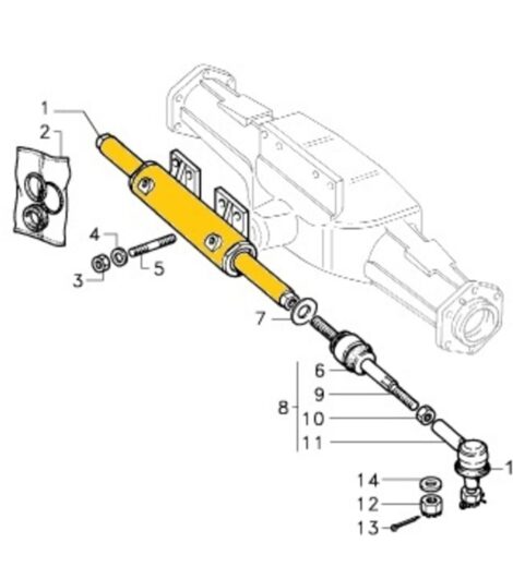 CILINDRO IDROGUIDA - AFTERMARKET - 00061710
