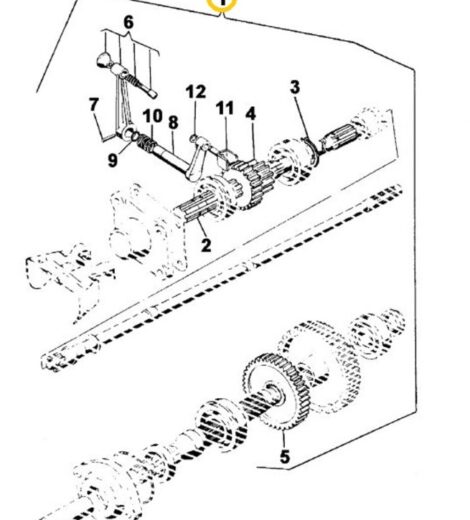 KIT TRASFORMAZIONE PRESA DI FORZA DA 540 A 540/1000 GIRI/MINUTO - LANDINI - 3532368M91