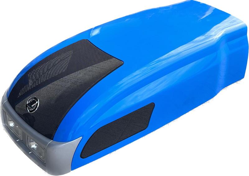 COFANO MOTORE COMPLETO DI GRIGLIE E FARI - LANDINI - 6508993M91 - immagine 2