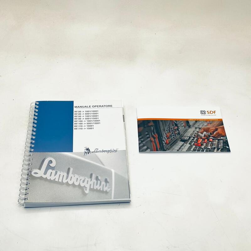 MANUALE USO E MANUTENZIONE LAMBORGHINI RF80-90-100-110 E3 - SAME - LAMBORGHINI - HURLIMANN - DEUTZ FAHR - 307.U.0302.IT.2.05