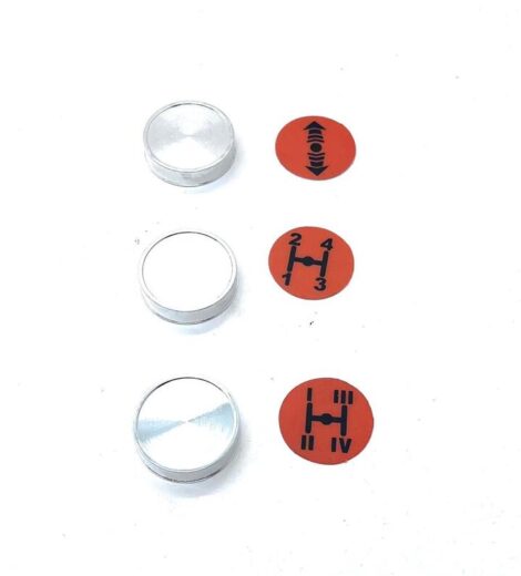 KIT 3 POMELLI LEVE CAMBIO CON ADESIVI - BCS - 59969119