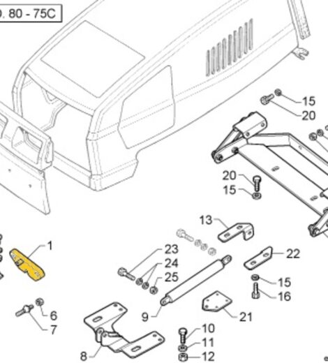 BONNET LOCK - GOLDONI - 02040336