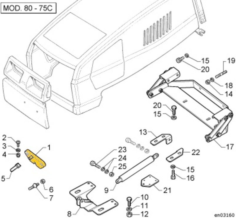 BONNET LOCK - GOLDONI - 02040336