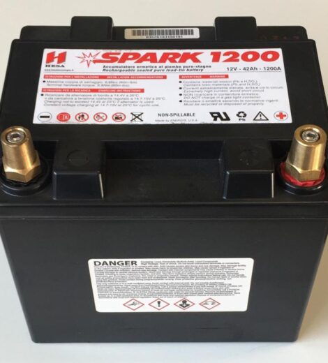 BATTERIA 12V 42Ah 1200A - GOLDONI - 06350726