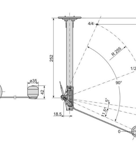 LEVEL GAUGE CONTROL - SAME - LAMBORGHINI - HURLIMANN - DEUTZ FAHR - 2.7059.170.0/10