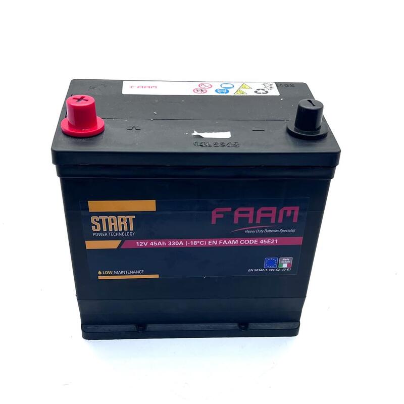BATTERIA 45Ah 330A 218 x 135 x H= 225 mm. - AFTERMARKET - 45SXFA