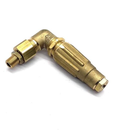 GETTO CURVO REGOLABILE CON ATTACCO 1/4" = 13 mm. - CERMAG - 26227