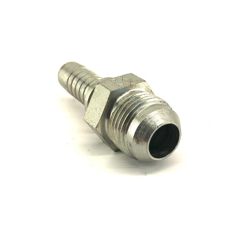 7/8" JIC THREAD STRAIGHT FITTING FOR 1/2" DIAMETER TUBE = 13 mm. - CERMAG - 80850