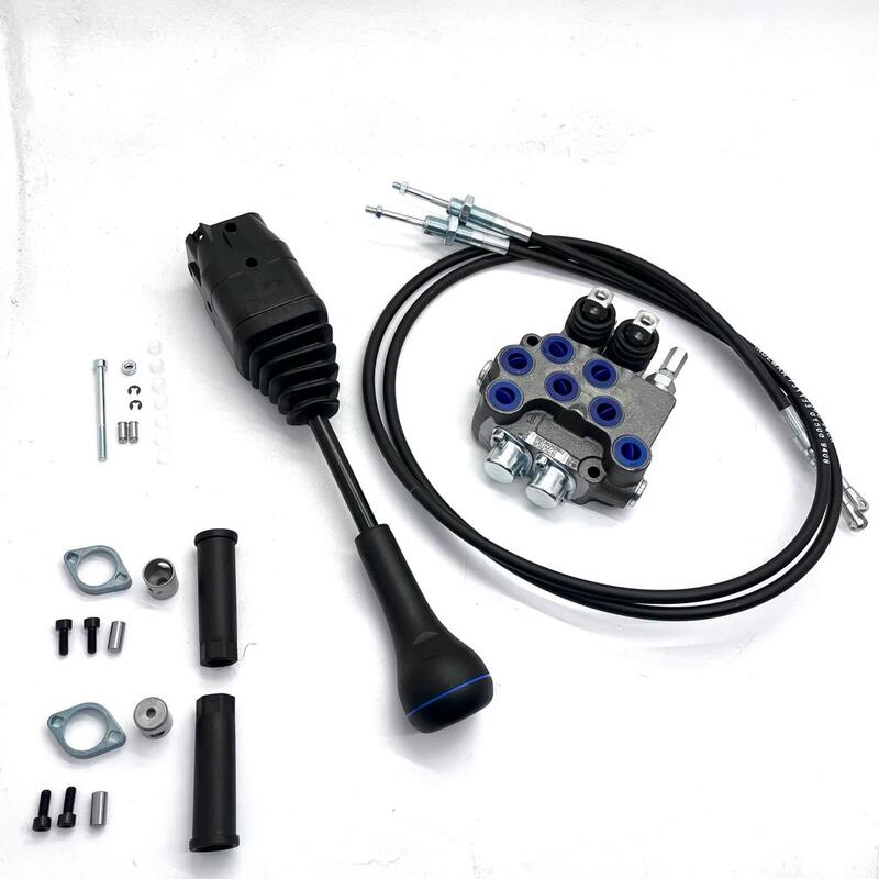 3/8" DOUBLE ACTING 2-ELEMENT DISTRIBUTOR WITH REMOTE SINGLE LEVER CONTROL - CERMAG - 80982