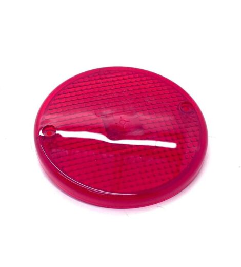 VETRO FANALINO POSTERIORE  ROSSO DIAMETRO 115 mm. - LANDINI - 3665393M1