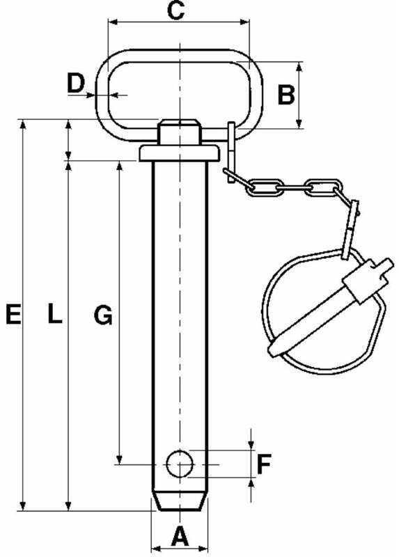 TOW PIN DIAMETER 22 mm. - AMA RICAMBI - 00003 - Image 2
