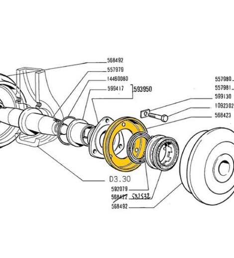 LOWER ROLLER DUST PROTECTION - AFTERMARKET - 568423