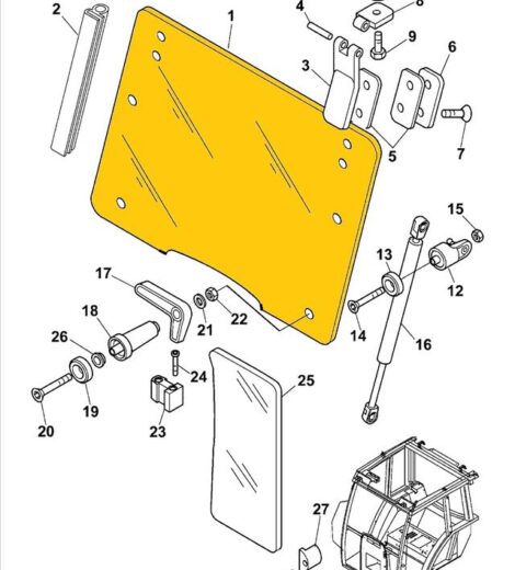 VETRO PARABREZZA ANTERIORE - LANDINI - 3661412M1