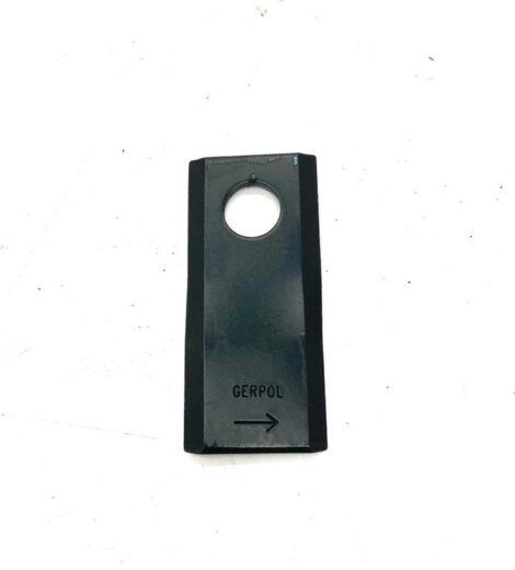 COLTELLO SINISTRO 105x48x4,3 FORO DIAMETRO 20,5 mm. TIPO KUHN K6801410 - AMA RICAMBI - 95797