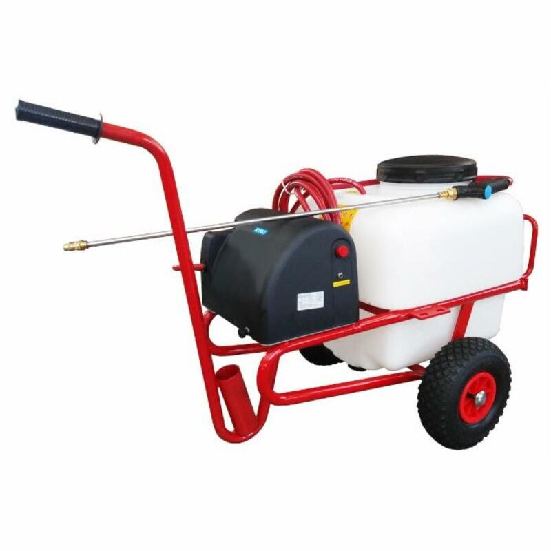 TROLLEY SPRAYER WITH 50 LITERS TANK AND 12V PUMP WITH BATTERY AND CHARGER - AMA RICAMBI - 95855 - Image 2
