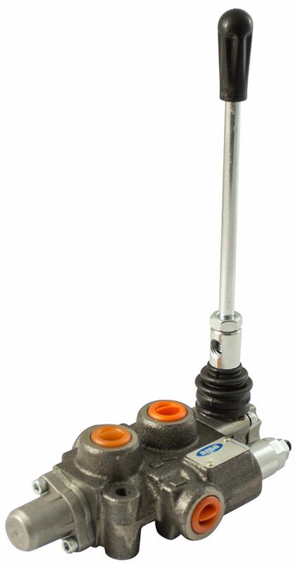 DISTRIBUTORE IDRAULICO 1 LEVA DOPPIO EFFETTO 3/8" - AMA RICAMBI - 58270 - immagine 2