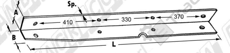 ANGOLARE INFERIORE TIPO GALLIGNANI 149 - 149 S - 7000 RIFERIMENTO 1903047 - L'AGRICOLA RICAMBI - 58310 - immagine 2
