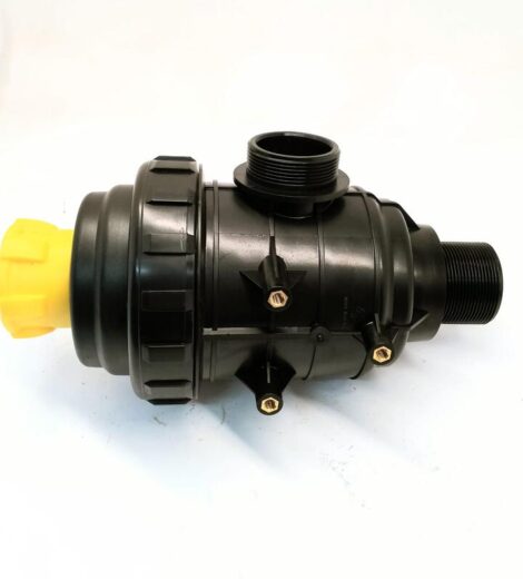 FILTRO ASPIRAZIONE CON VALVOLA E ATTACCHI FILETTATI 2 POLLICI GAS = 59,6 mm. - CERMAG - 26842