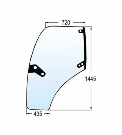 VETRO PORTA SINISTRA - AFTERMARKET - 0.012.1433.0/20